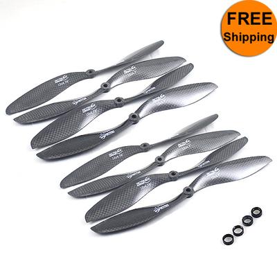 (4Pairs) 10x4.7" Carbon Fiber CW CCW Propellers