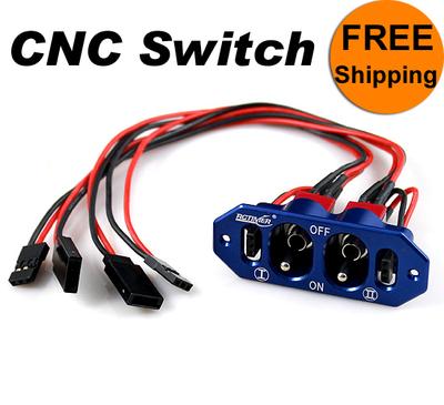 CNC Switch (2 Switches/2 Charge Jacks) - Blue