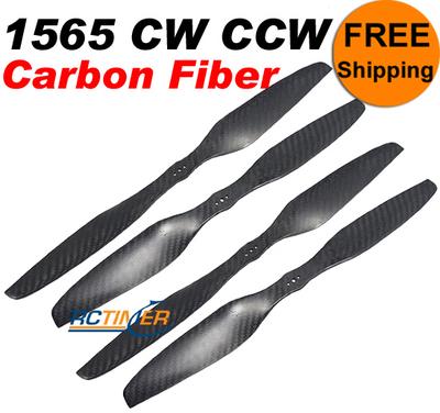 (2Pairs) 15x6.5" Carbon Fiber CW CCW S800 Propellers