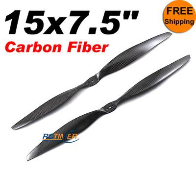 (1Pair) 15x7.5" Carbon Fiber CW CCW Propellers