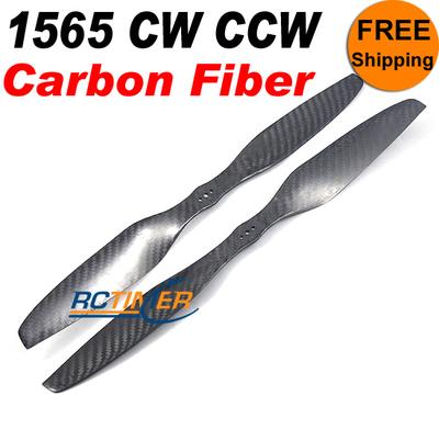 (1Pair) 15x6.5" Carbon Fiber CW CCW Propellers