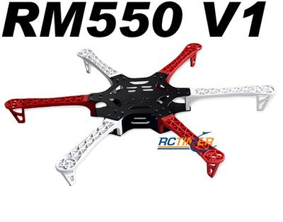 SM550 V1 Multicopter Red/White Frame Airframe