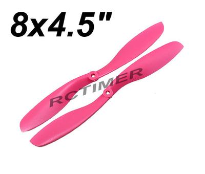 1 Pair Pink 8x4.5" EPP8045 Counter Rotating Propellers