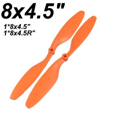 1 Pair Orange 8x4.5" EPP8045 Counter Rotating Propellers