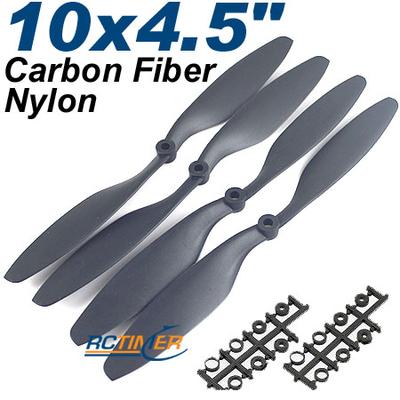 12 Pairs Carbon Reinforced 10x4.5" Counter Rotating Propellers
