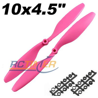 1 Pair Pink 10x4.5" EPP1045 Counter Rotating Propellers