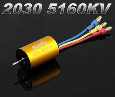 2030-18T 5160KV 2 Pole Brushless Motor For 1:16, 1:18
