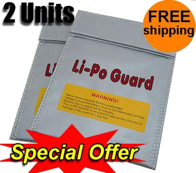 GET 20% OFF! 2 x Lithium Polymer Charge Pack 23x30cm JUMBO Sack