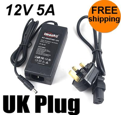 iMAXRC AC Adapter 12V 5A UK Plug