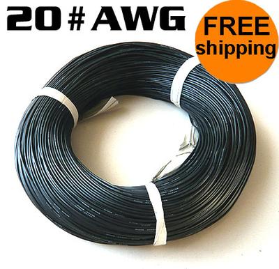 20 Meter #20AWG Silicon Wire Black