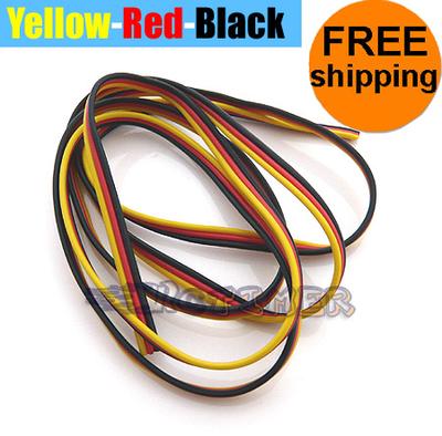 10 Meter Yellow+Red+Black 22 AWG Wire