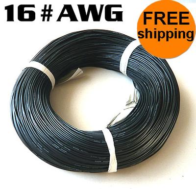 20 Meter #16AWG Silicon Wire Black