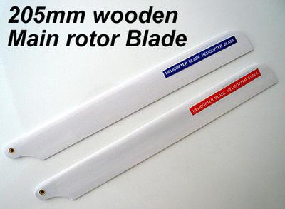 205mm wooden Main rotor Blade for ALIGN Trex 250 (5Pairs)