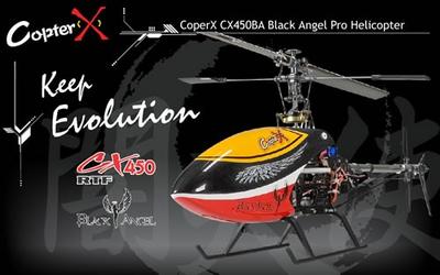 CopterX Black Angel Pro RC Helicopter - KIT Version