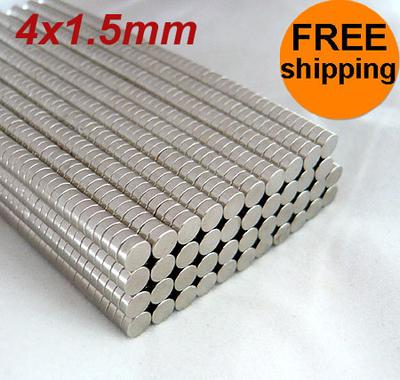 100pcs 4x1.5mm NEODYMIUM Super Strong Magnets
