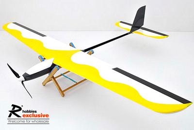 3Ch RC EP 1.4M Blue Wing T-Tail Thermo Sailplane Glider
