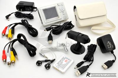 2.4Ghz CMOS Wireless Color Camera + 2.5" Recordable Receiver / PMP Monitor