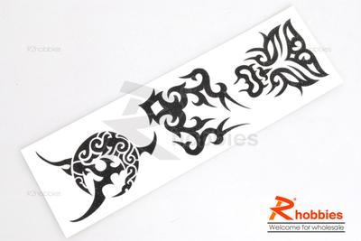 Water-Slide Decal Paper Mask &amp; Moon (Black &amp; White)