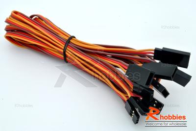 Î¦4.5 x L800mm Extension Wire for JR Standard Servo (5pcs)