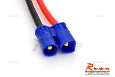 45mm 14 AWG Male EC3  Male Standard Tamiya Plug Adaptor Cable