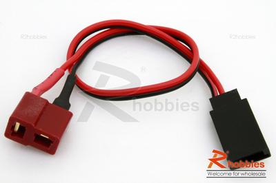 195mm Female T Plug  Futaba Receiver Plug Adaptor Cable