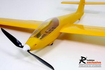 3Ch RC EP 1.52M Ultra Thermo Fox ARF AE Scale Glider Sailplane - White (US Warehouse)