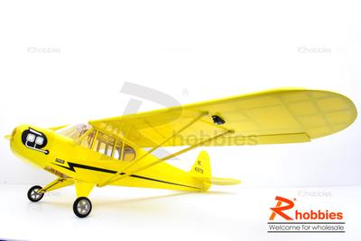 51.2" Balsa Wood J-3 Club Piper Scale Plane (4 Servos Pre-Installed)