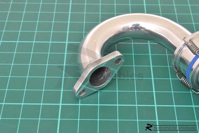 1/8 220mm Scale Aluminum Polished Exhaust General Pipe with Spring
