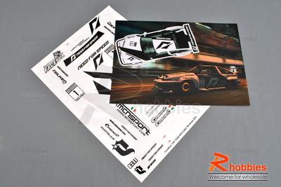 1/10 Toyota AE86 Darren McNamara and Team Need for Speed to Race Drift RC Car Body Self Adhesive