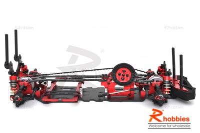 1/10 RC EP RK-7 Phantom Pre-Motor Drift Car Carbon Fiber Chassis Kit (Belt-Drive)