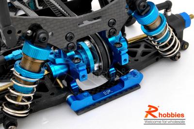1/10 RC EP Full Counter Pre-Motor Drift Car Carbon Fiber Chassis Kit (One-Way Direction, Belt-Drive)