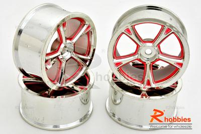 1/10 RC Car Metallic Plate Wheel Set