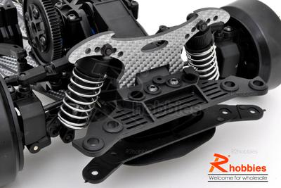 1/10 RC TEH-R31 / OTR-R31 EP 3-Belt Drive Drift Car Carbon Fiber Chassis DANCE FIRE Upgraded Assembled Kit (Platinum Style)