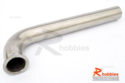 RC Boat Î¦20mm*55*170mm Stainless Steel 90 Degree Pipe Tube Manifold