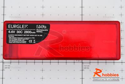 Eurgle 6.6v 30C 2800mAh LiFE Rechargeable Battery