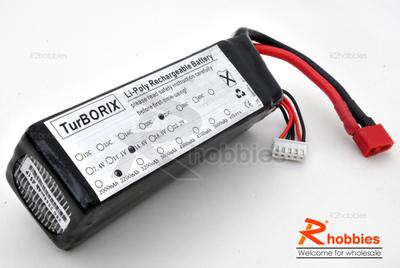 Turborix 14.8v 4S1P 25C 2200mAh Lipo Battery