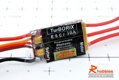 Turborix Advance 10A Brushless Motor ESC Electronic Speed Controller