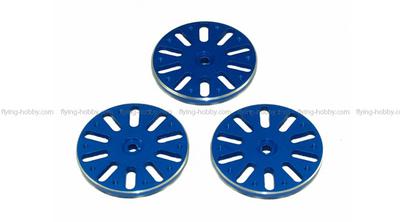TREX 600/700 "Flybarless" Wheel Set - JR (Blue)