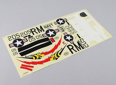 Durafly 1100mm A1 Skyraider - Replacement Decal Sheet