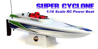 Super Cyclone Electric RC Boat 1:16 scale RTR