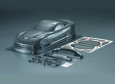 1/10 Viper SRT10 Carbon Fiber Style Car Body Shell (190mm)