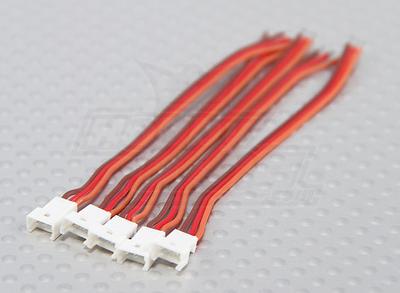 Micro Servo Connector Lead 1.25 Pitch - Male Plug (5pcs/bag)
