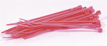 Racers Edge 4In Fluorescent Pink Tie Wraps RCE5604PK