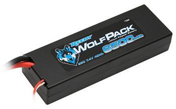 Associated Wolfpack LiPo 7.4V 6500mAh 25C w/Deans ASC734