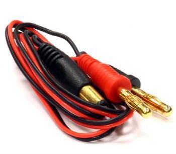 Integy TX-JR Charging Cable w/Banana Plugs 600mm 22AWG INTC24427