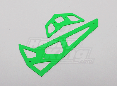Neon Green Fiberglass Horizontal/Vertical Fins Trex 550E