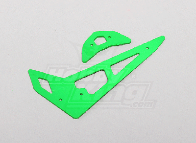Neon Green Fiberglass Horizontal/Vertical Fins Trex 250