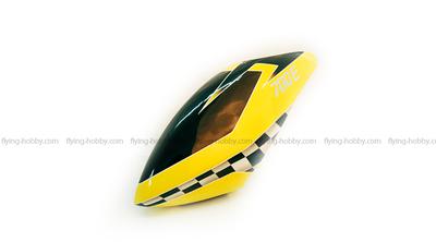 MOK T-REX 700E Yellow Black Lighting Fiberglass Canopy