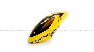 MOK T-REX 600N Yellow Black Lighting Fiberglass Canopy