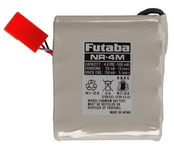 Futaba NR4M Receiver NiCd Flat 4.8V 500mAh G FUTNR4M